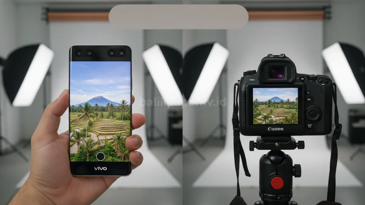 Blind test hasil foto smartphone vivo dan kamera full-frame profesional (BTV/Ai)