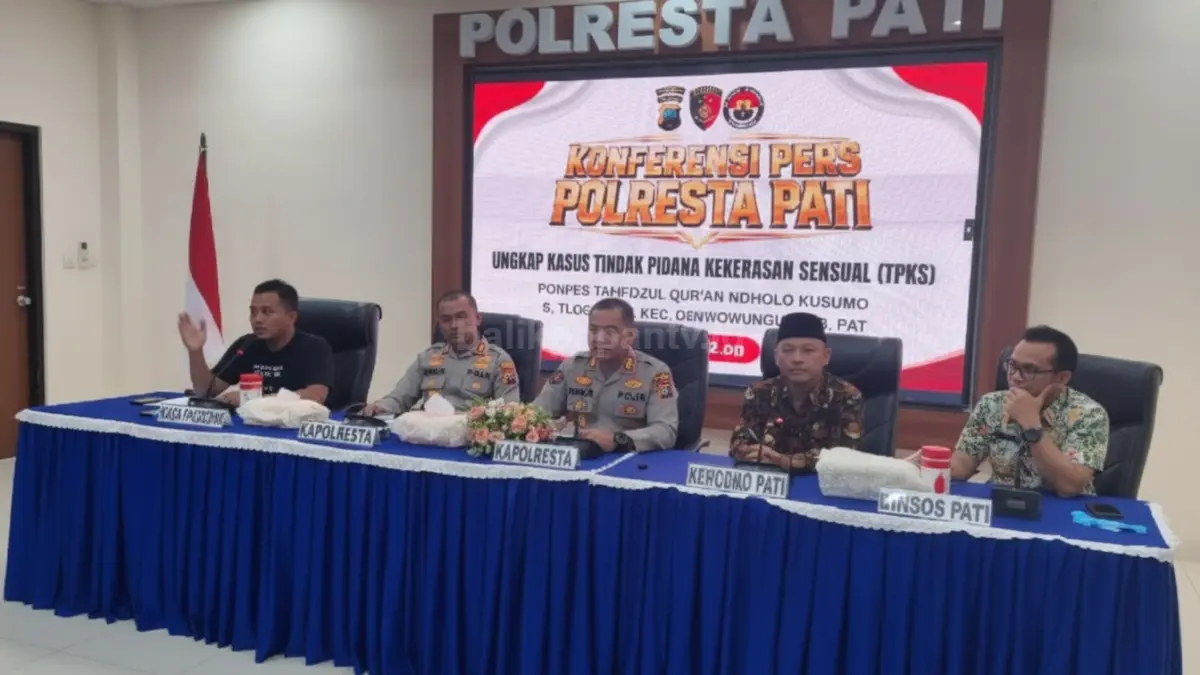 fakta terkini terkait kasus dugaan pencabulan oleh pengasuh Ponpes Ndholo Kusumo, Pati. (YouTube.com / Polresta Pati Official)