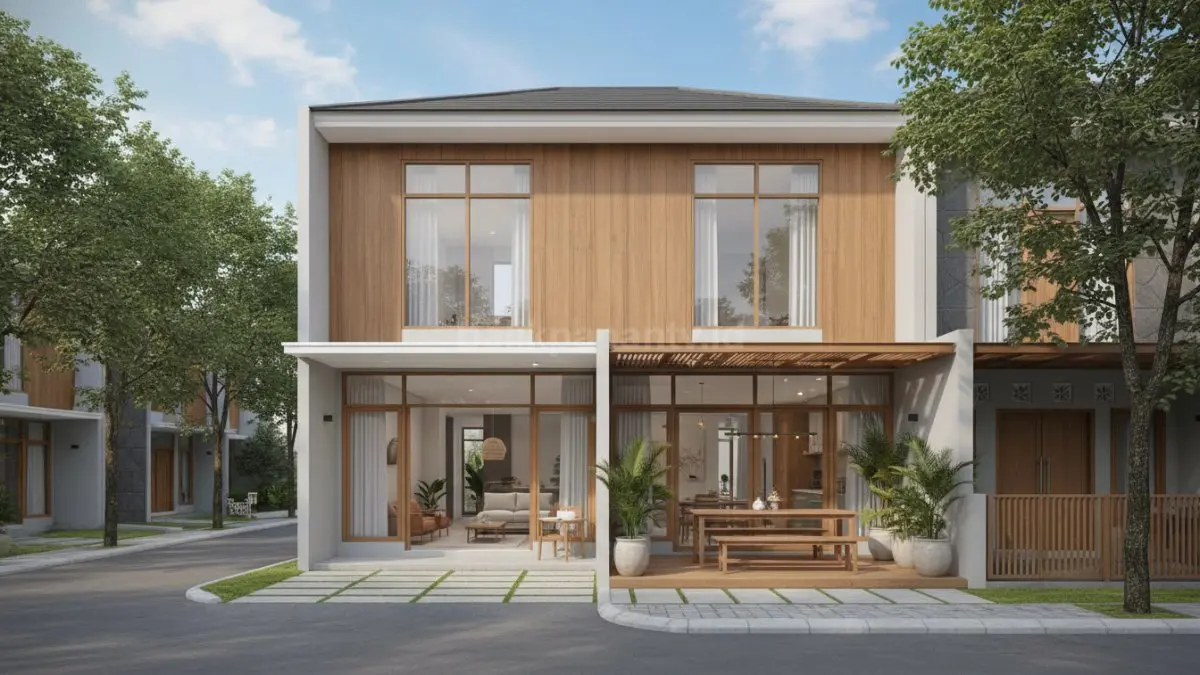 Klasik Modern Kontemporer dengan Sentuhan Kayu. (BTV/Ai)