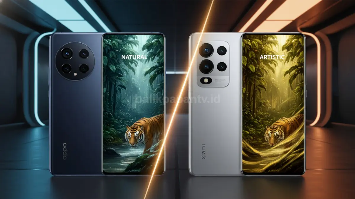 Perbandingan Oppo Find X9 Ultra dan Xiaomi 17 Ultra dengan karakter kamera natural dan artistik yang ramai dibahas (BTV/Ai)
