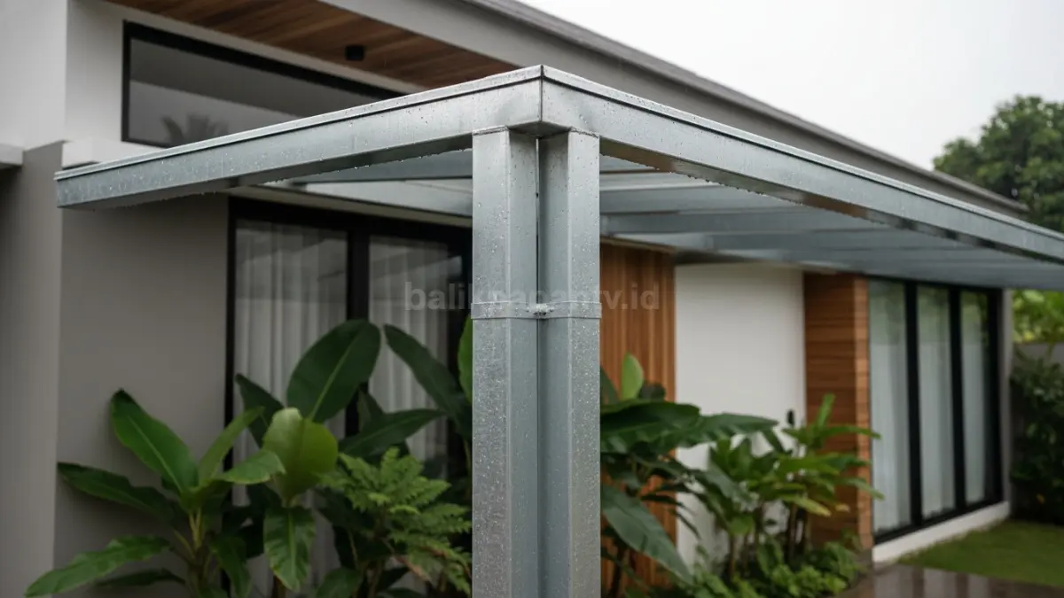 Talang Air Kotak Minimalis. (BTV/Ai)