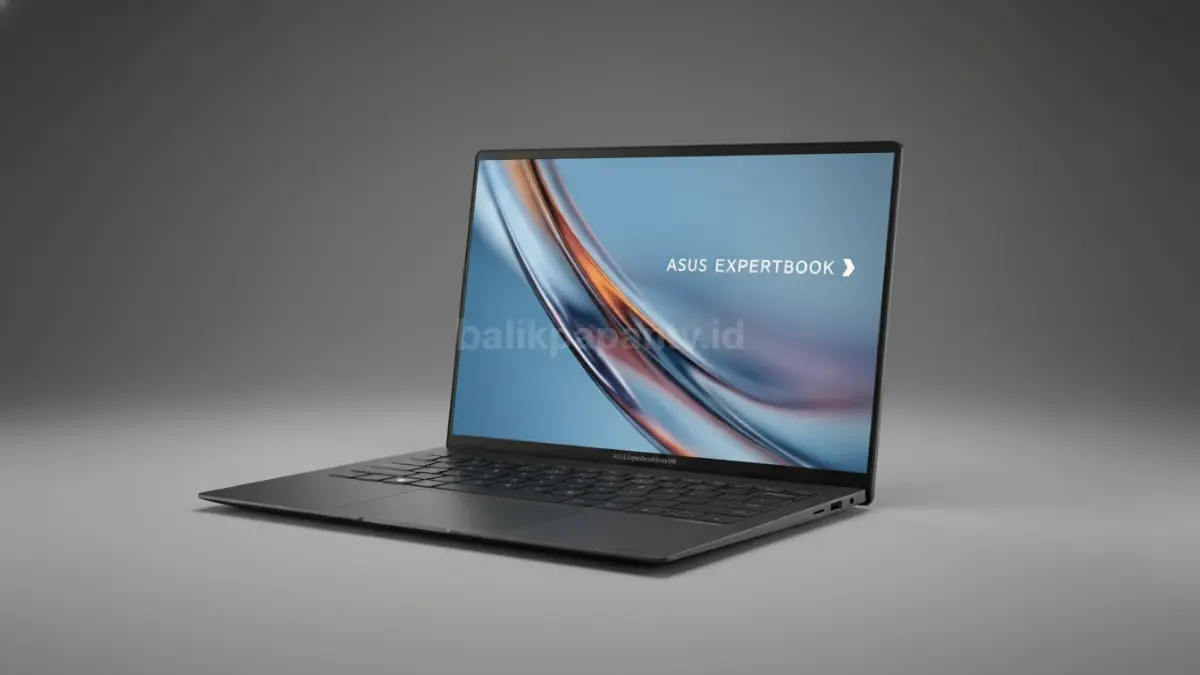 ASUS ExpertBook Ultra dengan desain tipis nano-ceramic dan layar Tandem OLED 3K tampil premium untuk kerja modern (BTV/Ai)