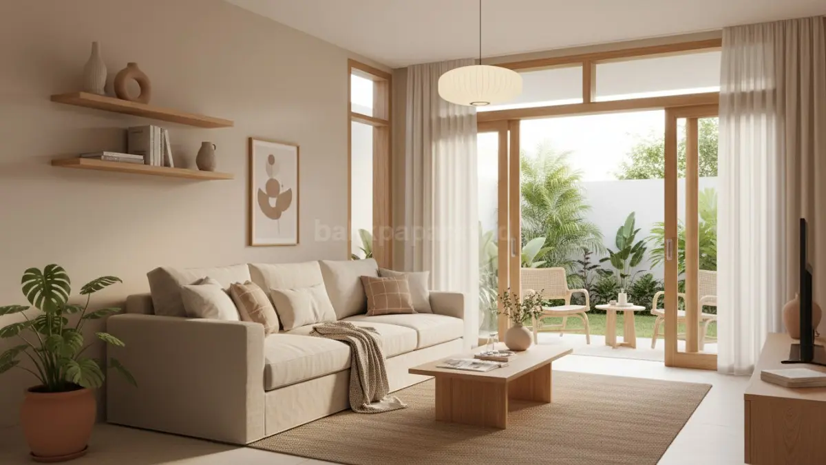 Beige Hangat untuk Ruang Utama. (BTV/Ai)