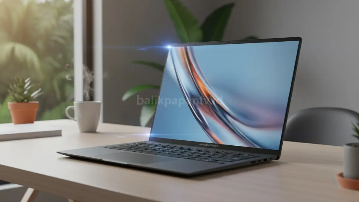 Layar Tandem OLED 3K ASUS ExpertBook Ultra tampil terang dengan teknologi hemat daya modern (BTV/Ai)