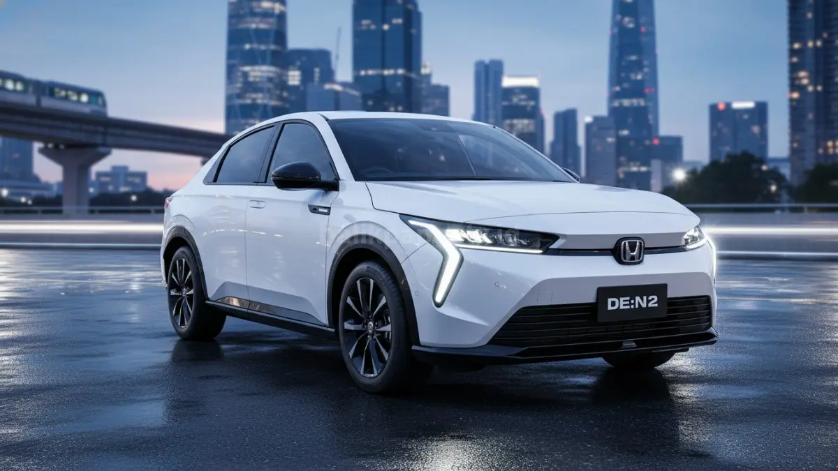 Tampilan depan Honda e:N2 memperlihatkan identitas baru EV Jepang modern (BTV/Ai)