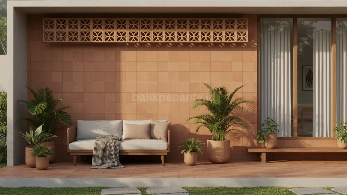 Terracotta yang Membuat Rumah Terasa Hidup. (BTV/Ai)