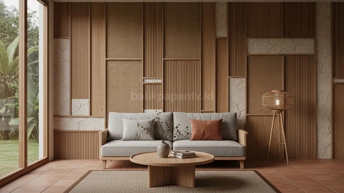 Wall Panel Tekstur Alami