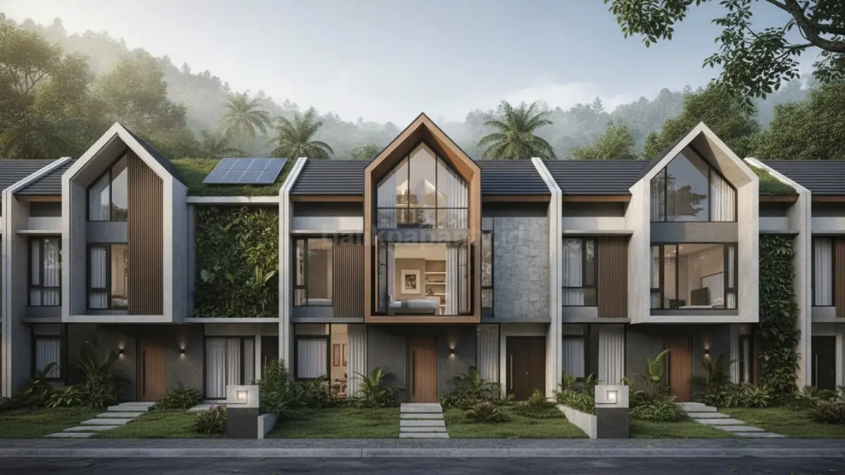 Desain rumah fleksibel 2026 yang menyesuaikan gaya hidup modern urban. (BTV/Ai)