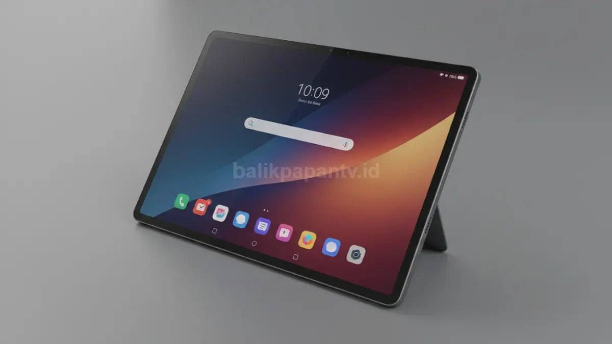Lenovo Pad Pro 13 2026 warna Luna Grey tampil tipis premium dengan layar 13 inci 3,5K (BTV/Ai)