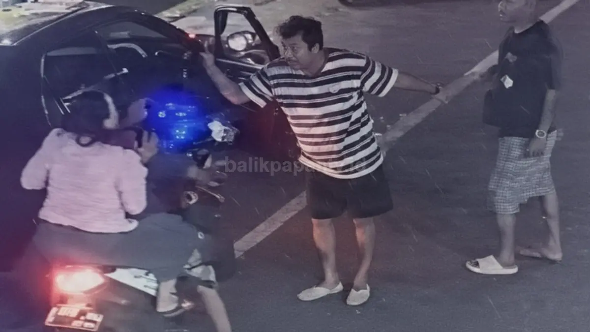 Rekaman CCTV pemobil memukul pemotor di Bandungan viral dan ramai dibahas warganet, penasaran kronologinya Cess