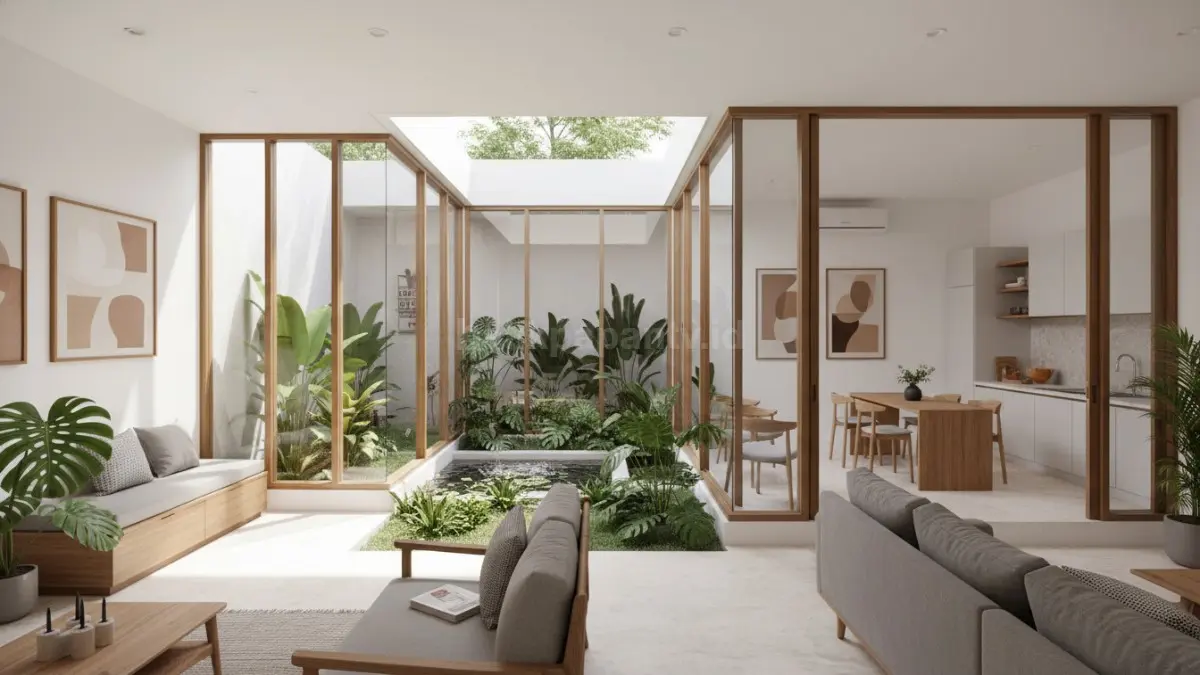 Rumah minimalis yang bikin adem ruangan