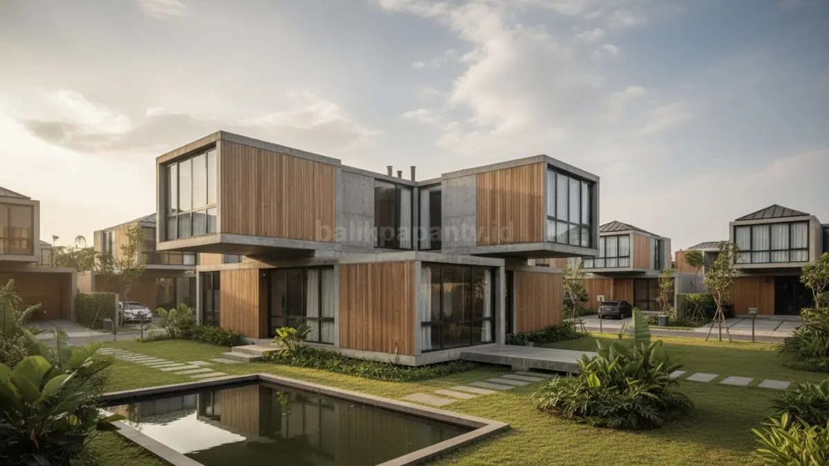 Rumah modular fleksibel. (BTV/Ai)