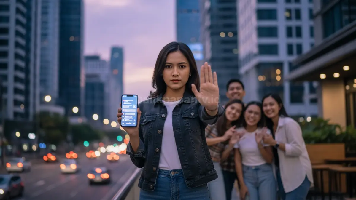 Berani berkata kada membantu menjaga diri dari tekanan lingkungan dan keputusan sosial yang merugikan masa depan.  (BTV/AI) 
