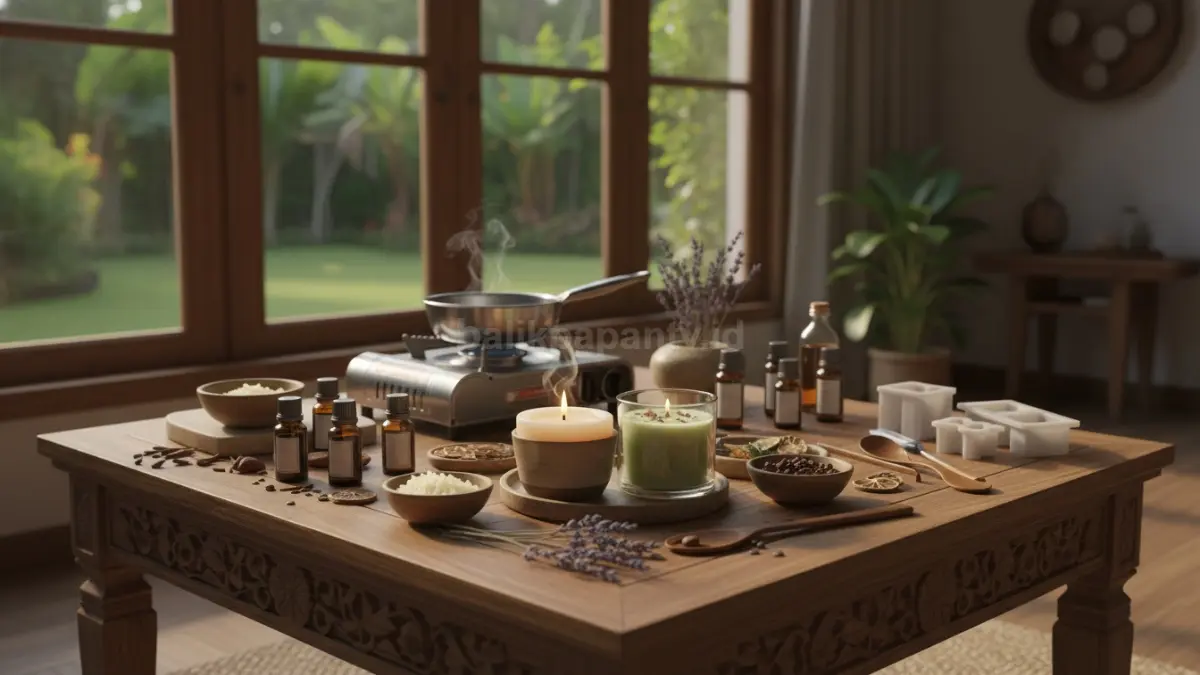 DIY aromaterapi dan lilin handmade populer menciptakan suasana rumah nyaman dengan modal ringan dan praktis.

