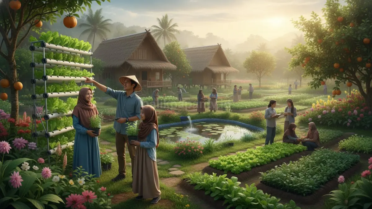 Gardening dan eco-living trip jadi pilihan healing sambil belajar gaya hidup hijau dan berkelanjutan.
