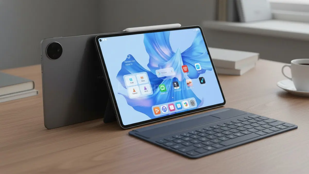 Huawei MatePad Pro Max ultra tipis 4.7mm dengan layar penuh tanpa gangguan kamera depan (BTV/Ai)