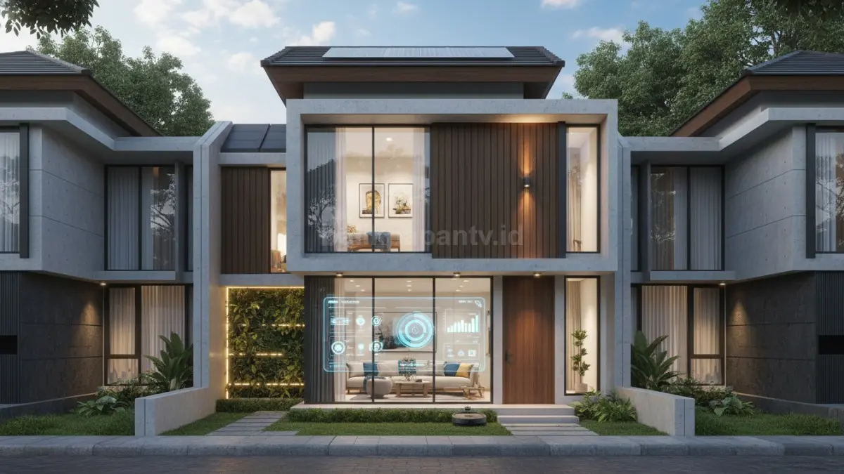  Integrasi teknologi smart living . (BTV/Ai)