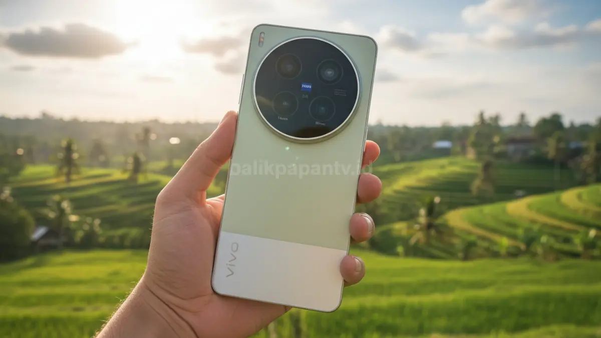 Konfigurasi kamera 14mm, 35mm, dan 85mm vivo X300 Ultra saat dipakai fotografi outdoor (BTV/Ai)