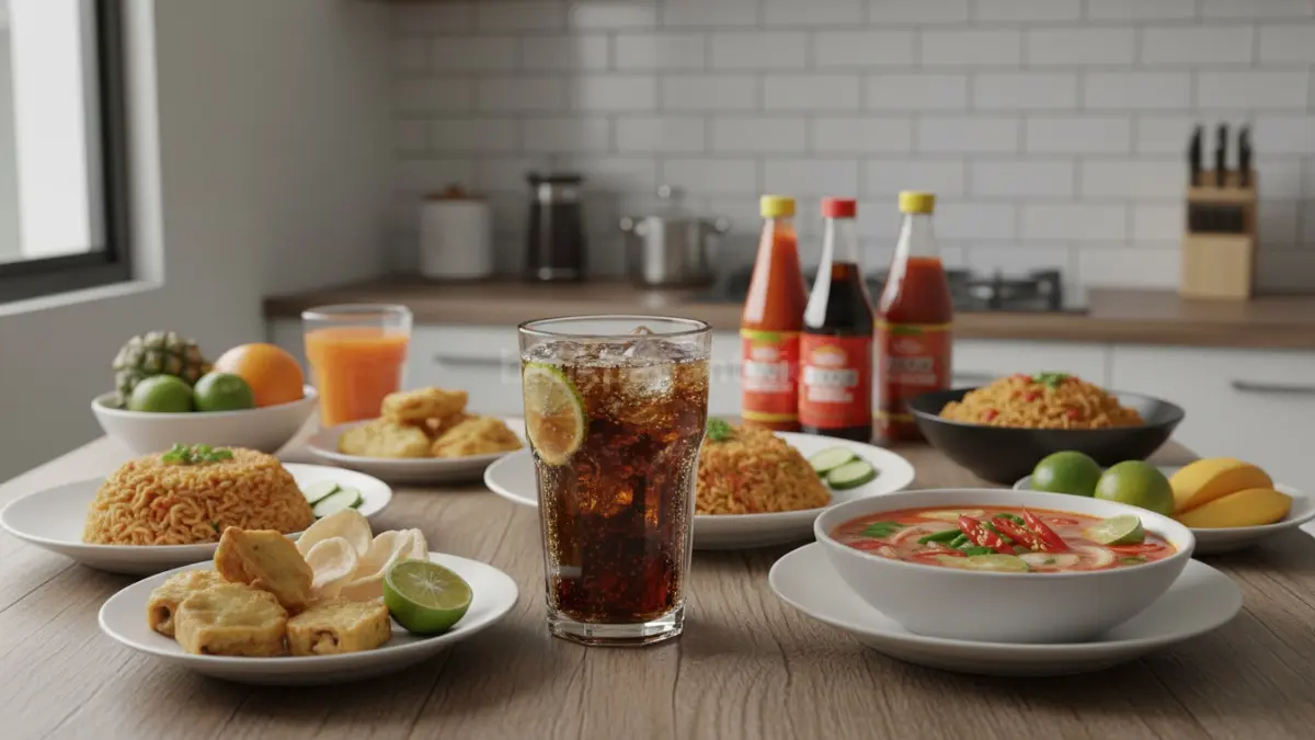 Minuman bersoda dan asam sering memicu gas lambung berlebih serta iritasi pencernaan semakin terasa. (BTV/AI) 
