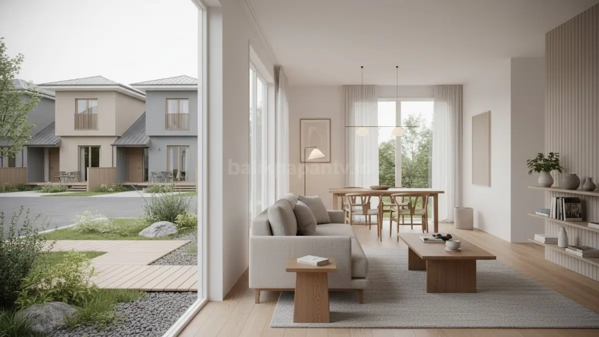 Scandinavian Modern dengan Sentuhan Japandi. (BTV/Ai)