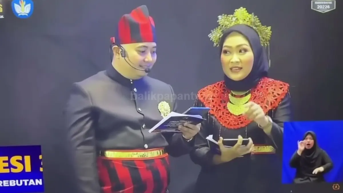Suasana lomba cerdas cermat 4 Pilar MPR RI Kalbar saat protes peserta SMAN 1 Pontianak viral di media sosial