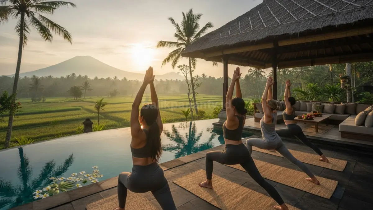 Yoga dan wellness retreat diminati traveler untuk relaksasi mental, pemulihan energi, sekaligus memperluas koneksi sosial.
