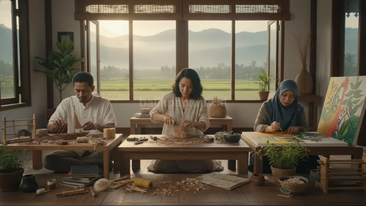 Orang dewasa mulai kembali melukis, knitting, dan pottery untuk mengurangi waktu layar digital harian.
