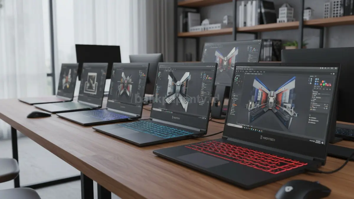 Deretan laptop mahasiswa teknik 2026 dengan spesifikasi tinggi untuk AutoCAD dan rendering modern (BTV/Ai)