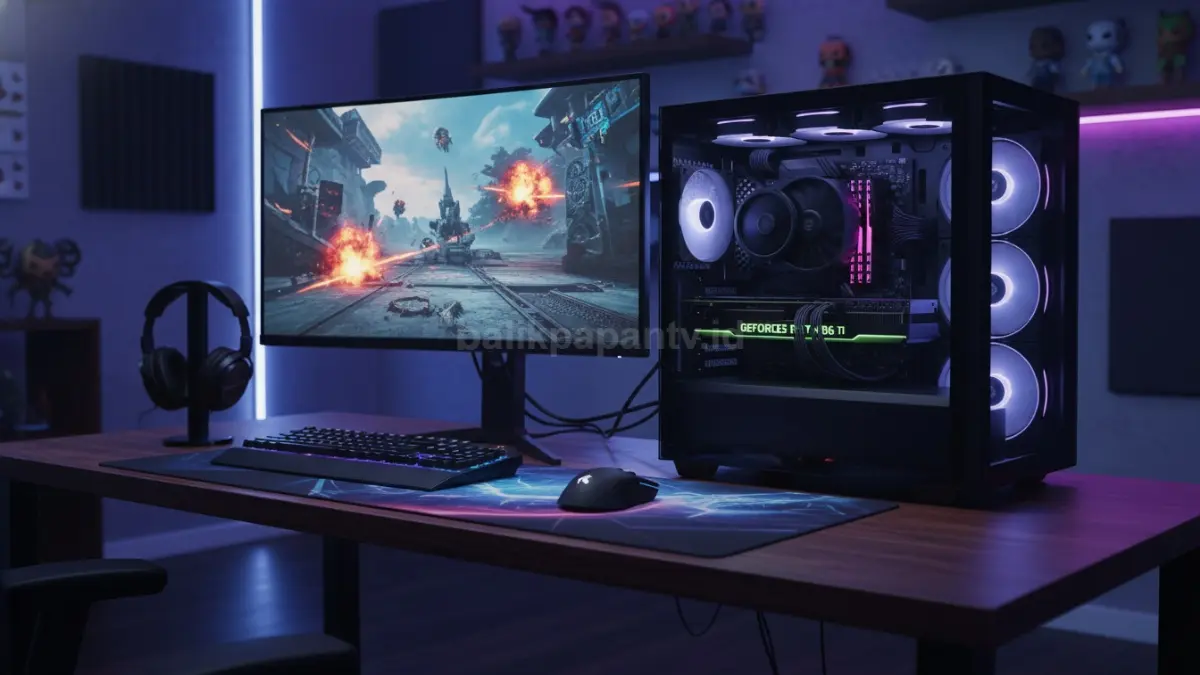 Setup PC gaming RTX 4060 Ti terbaru (BTV/Ai)