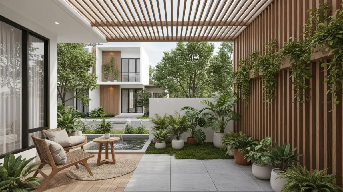 Area transisi semi outdoor. (BTV/Ai)