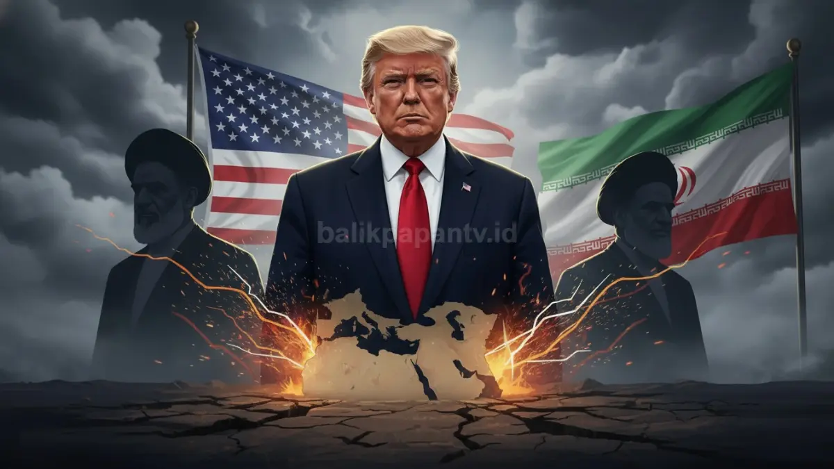Donald Trump menyampaikan ancaman keras kepada Iran saat negosiasi konflik internasional kembali memanas.