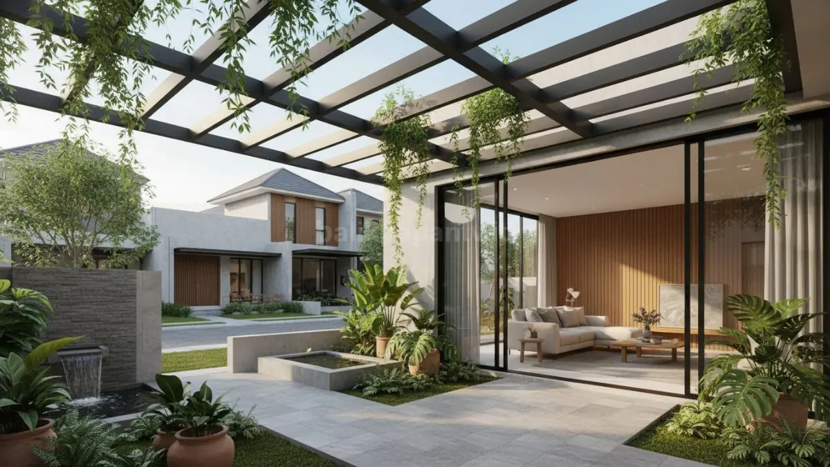  Inner garden semi terbuka . (BTV/Ai)