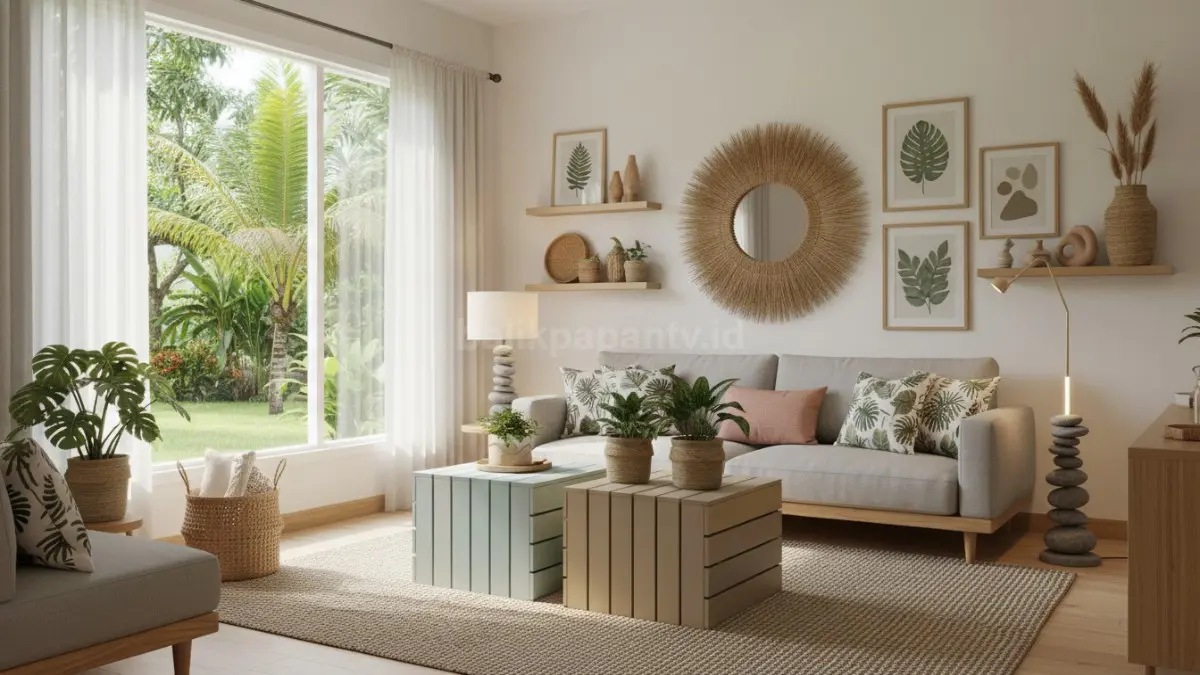 Inspirasi DIY dekor rumah viral 2026, hemat biaya, estetik modern, mudah diterapkan untuk berbagai hunian minimalis.(BTV/AI)