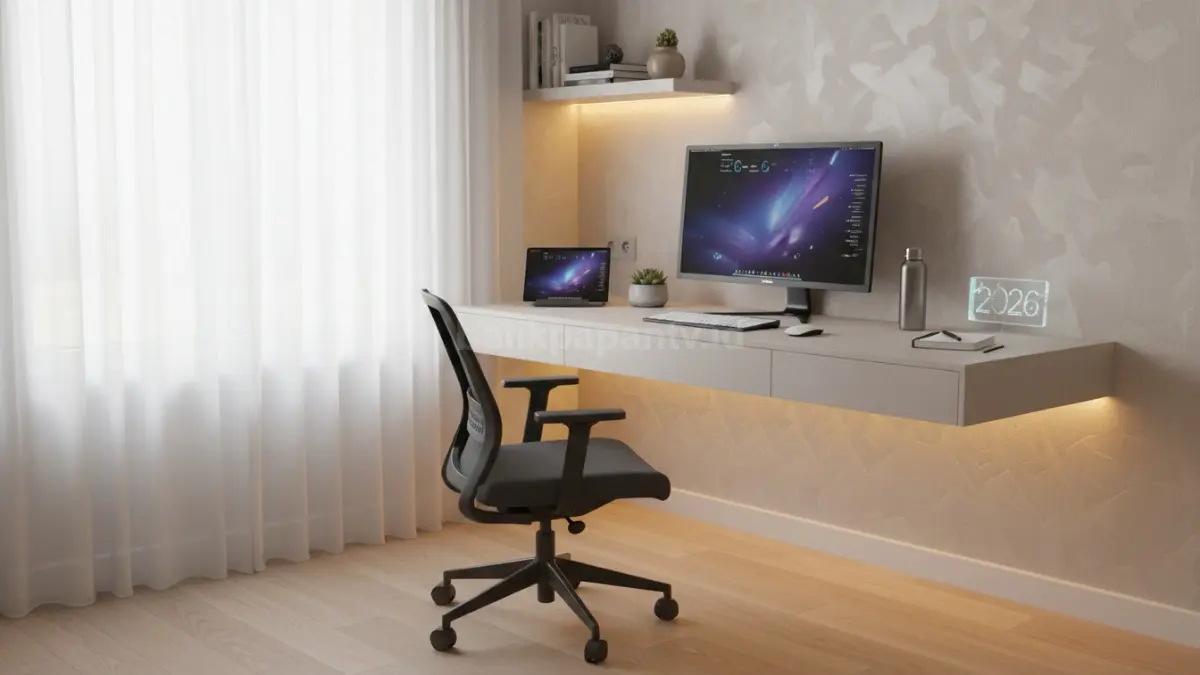 loating Desk Minimalis (BTV/Ai)