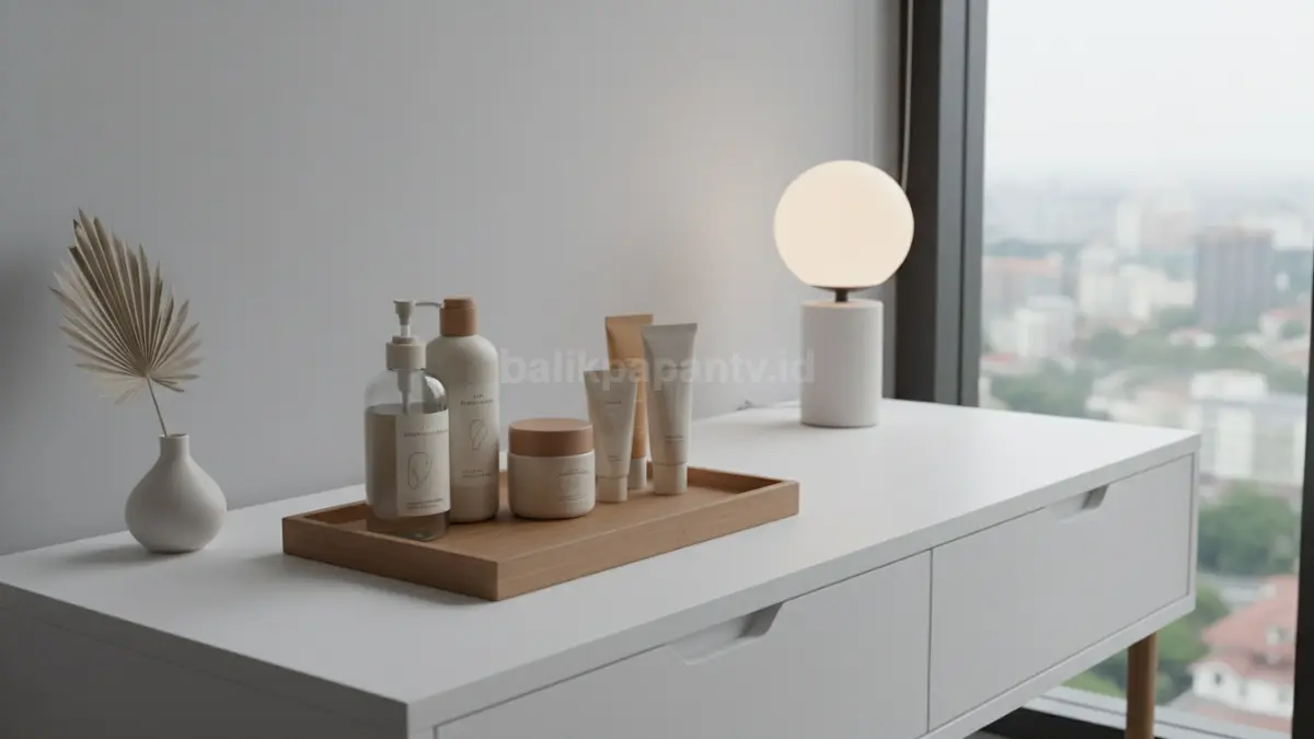 Sistem “daily tray” untuk produk rutin
