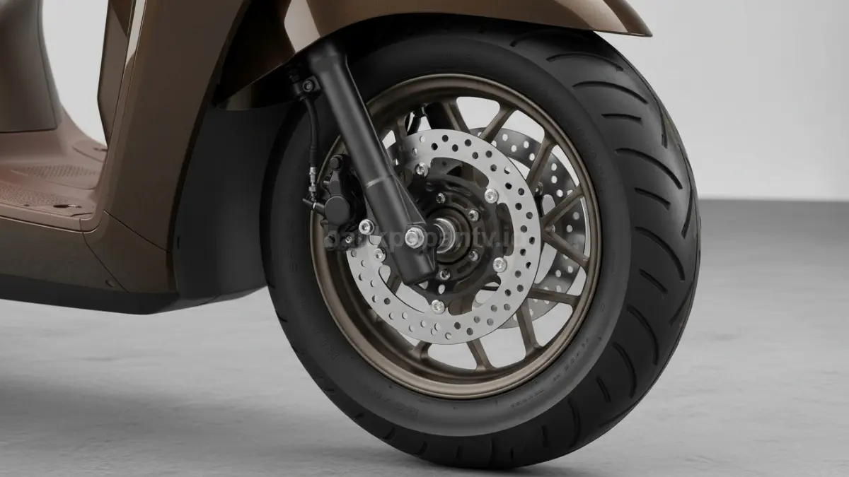 Detail rem cakram dan ban gambot Honda Stylo 160 ABS Special untuk performa harian lebih mantap (BTV/Ai)