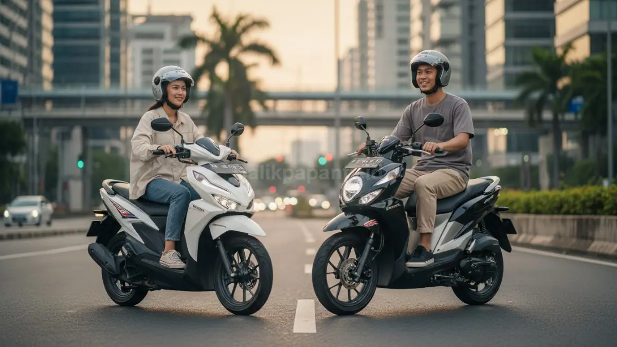 Honda Beat dan Honda Genio tampil sebagai motor ringan irit BBM favorit pengguna harian (BTV/Ai)