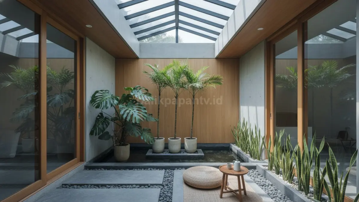  Inner garden di tengah rumah (BTV/Ai)
