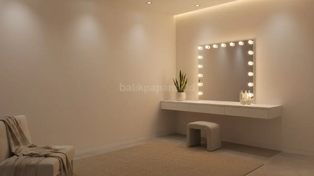 Lampu warm white memberi suasana nyaman, mengurangi ketegangan mata, dan membantu kualitas tidur lebih baik.

