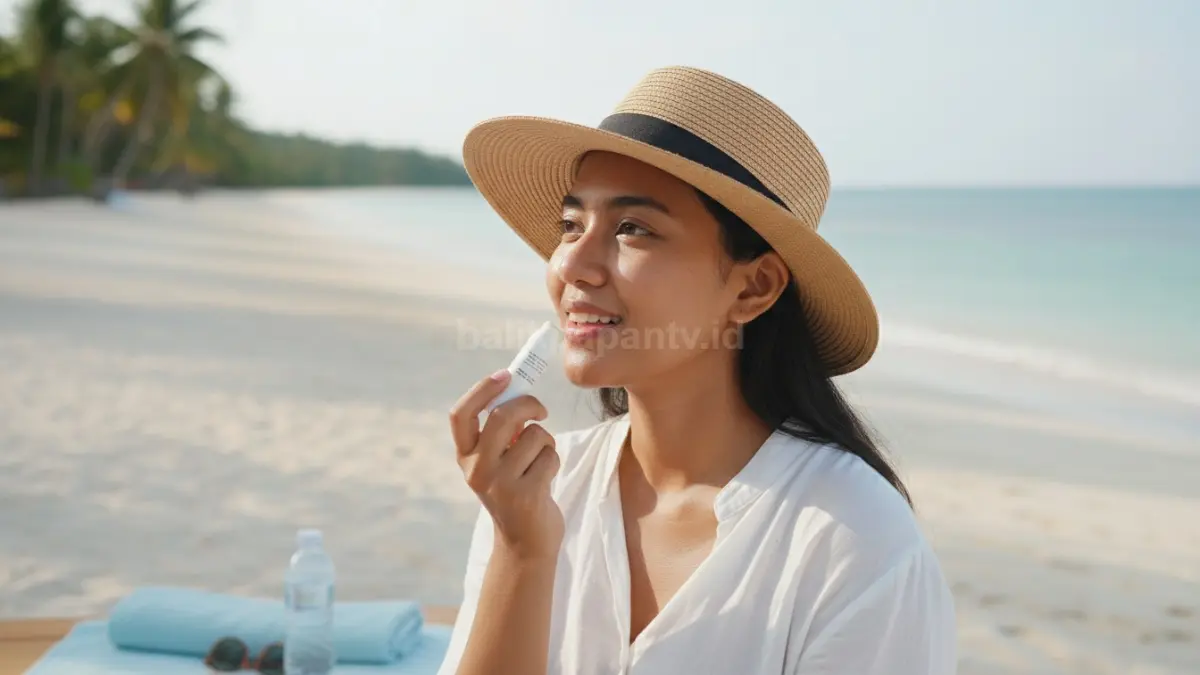 Lip balm SPF dipakai siang hari untuk menjaga bibir tetap lembap dan terlindungi.