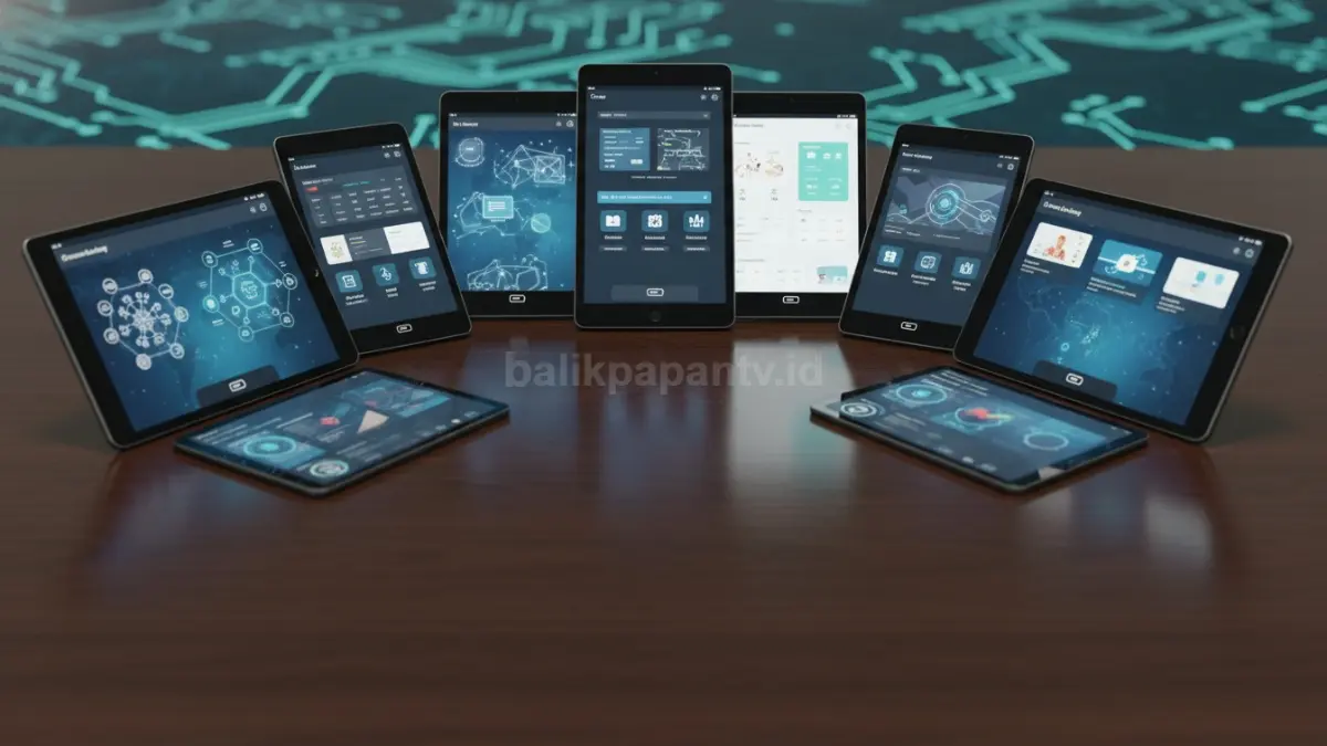 Perbandingan tujuh tablet 2 jutaan 2026 dengan baterai besar dan fitur AI yang mulai dilirik pengganti laptop. (BTV/Ai)
