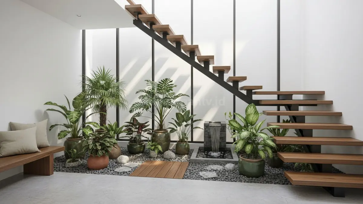 Taman bawah tangga (BTV/Ai)