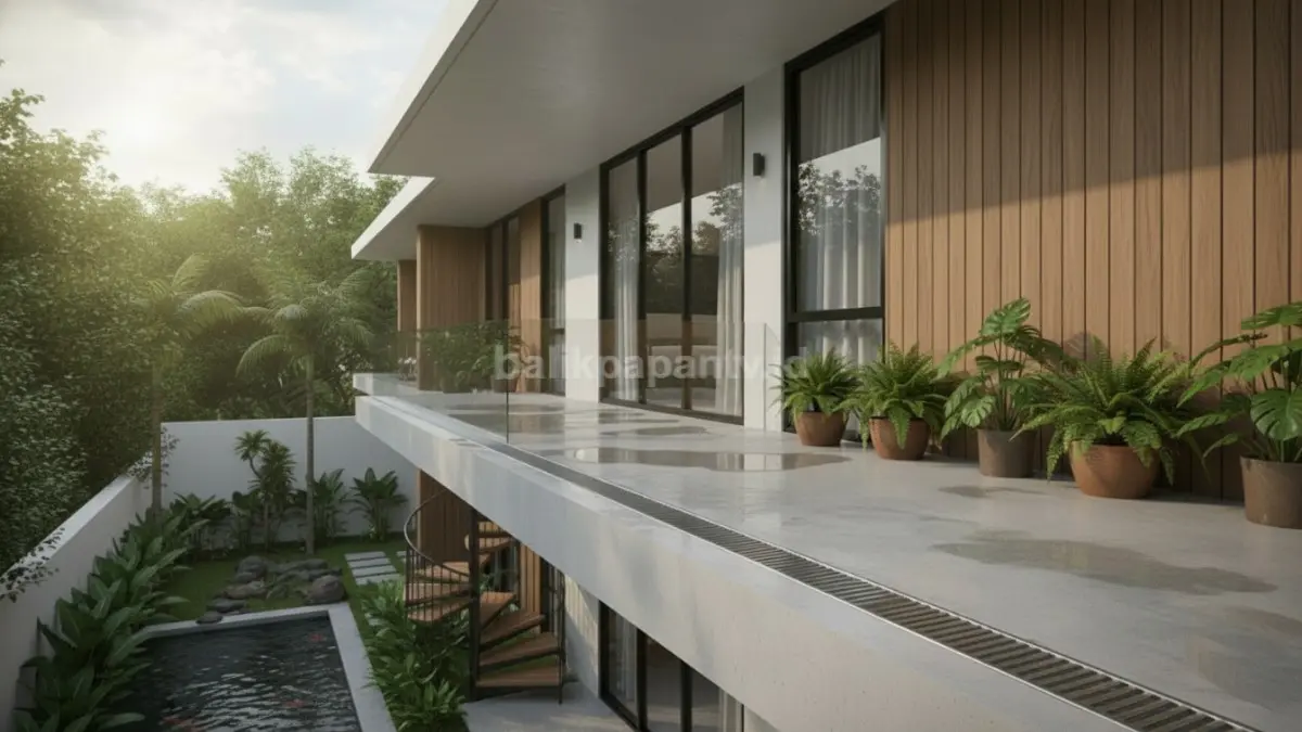 Drainase air hujan. (BTV/Ai)