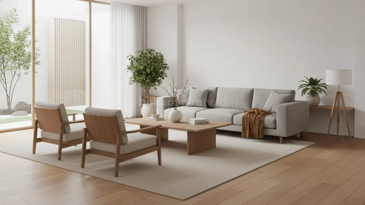 Gunakan furnitur berkaki pendek. (BTV/Ai)