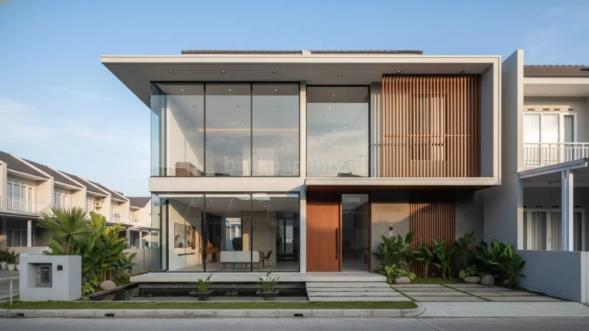 Kaca lebar frameless. (BTV/Ai)