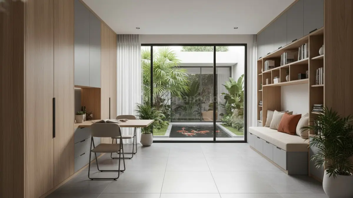 Gunakan furnitur built-in multifungsi. (BTV/Ai)