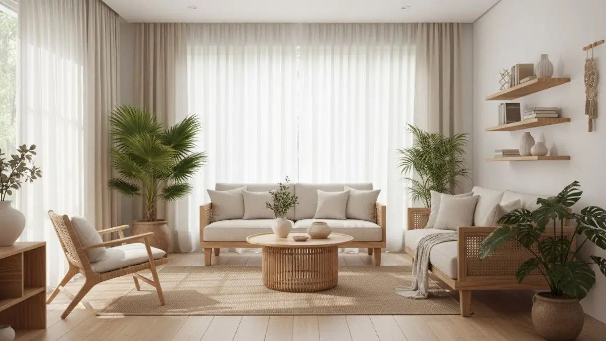  Gunakan tirai linen tipis (BTV/Ai)
