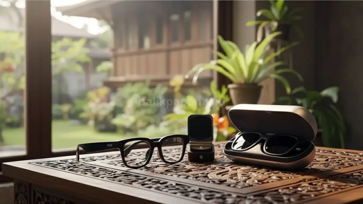 Kacamata AR dilirik karena lebih ringan, hands-free, dan mendukung kerja mobile lebih praktis setiap hari. (BTV/AI)