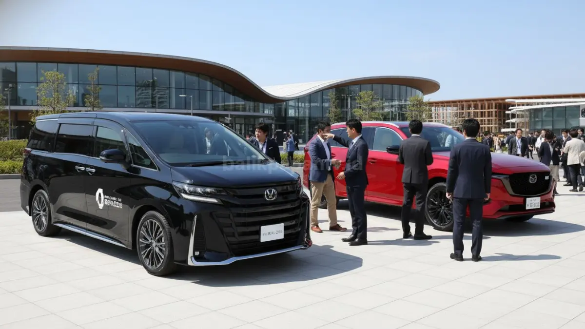 Kendaraan mesin bensin diuji memakai e-Fuel pada ajang World Expo 2025 Osaka (BTV/Ai)