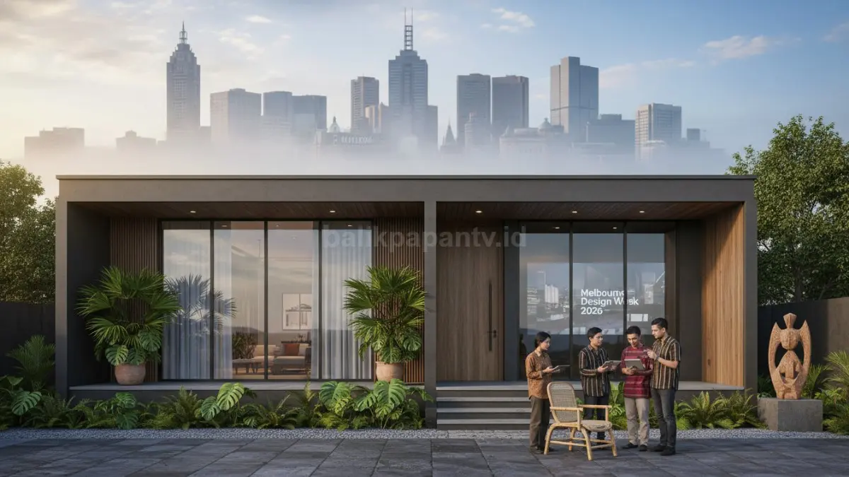 Melbourne Design Week 2026 menghadirkan inspirasi desain fungsional untuk hunian modern yang nyaman dan estetik. (BTV/AI)